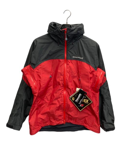 mont-bell（モンベル）mont-bell (モンベル) ドロワットパーカー グレー×レッド サイズ:L 未使用品の古着・服飾アイテム
