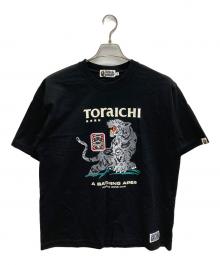 A BATHING APE（ア ベイシング エイプ）の古着「BAPE X TORAICHI TEE」｜ブラック