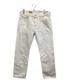 LEVI'Sリーバイス）の古着「501ホワイトデニムパンツ」｜ホワイト