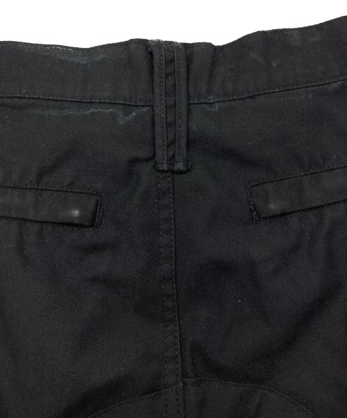 P.D.W（ピーディーダブル）P.D.W (ピーディーダブル) マルチポケット カーゴパンツ ブラック サイズ:Lの古着・服飾アイテム