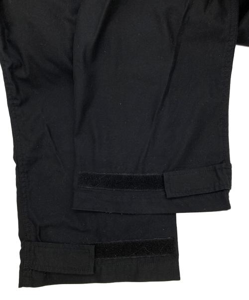 P.D.W（ピーディーダブル）P.D.W (ピーディーダブル) マルチポケット カーゴパンツ ブラック サイズ:Lの古着・服飾アイテム