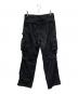 P.D.W (ピーディーダブル) マルチポケット カーゴパンツ ブラック サイズ:L：5000円