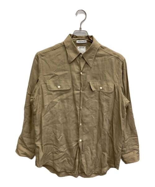 MADISON BLUE（マディソンブルー）MADISON BLUE (マディソンブルー) 20SS HAMPTON SHIRT ベージュ サイズ:01の古着・服飾アイテム