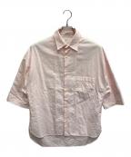 MADISON BLUEマディソンブルー）の古着「BRADLEY OX ショートスリーブシャツ」｜ピンク