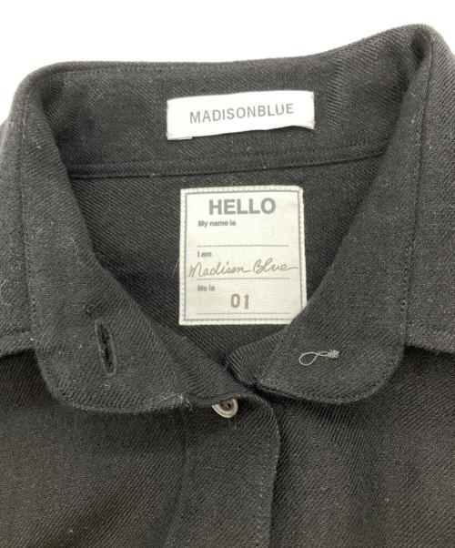 MADISON BLUE（マディソンブルー）MADISON BLUE (マディソンブルー) MADAME SHIRT ブラック サイズ:01(S)の古着・服飾アイテム