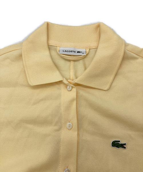 LACOSTE（ラコステ）LACOSTE (ラコステ) 鹿の子地ポロドレス イエロー サイズ:40の古着・服飾アイテム