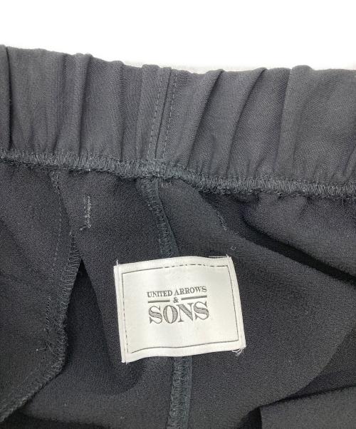 UNITED ARROWS & SONS（ユナイテッドアローズ アンド サンズ）UNITED ARROWS & SONS (ユナイテッドアローズ アンド サンズ) DAISUKE OBANA I CR REG PANTS ブラック サイズ:Sの古着・服飾アイテム