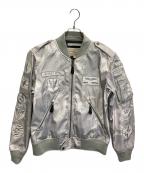 AVIREXアヴィレックス）の古着「L2-B  MA-1ジャケット」｜グレー