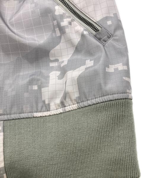 AVIREX（アヴィレックス）AVIREX (アヴィレックス) L2-B  MA-1ジャケット グレー サイズ:Lの古着・服飾アイテム