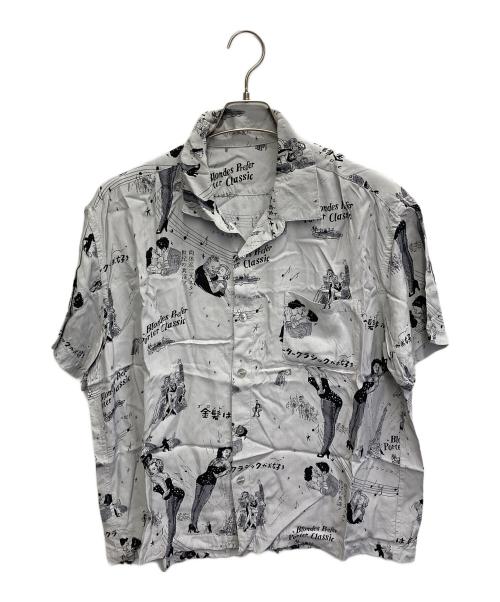 Porter Classic（ポータークラシック）Porter Classic (ポータークラシック) BLONDES PREFER PC ALOHA SHIRT グレー サイズ:Sの古着・服飾アイテム