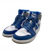 NIKEナイキ）の古着「ハイカットスニーカー」｜ブルー×ホワイト