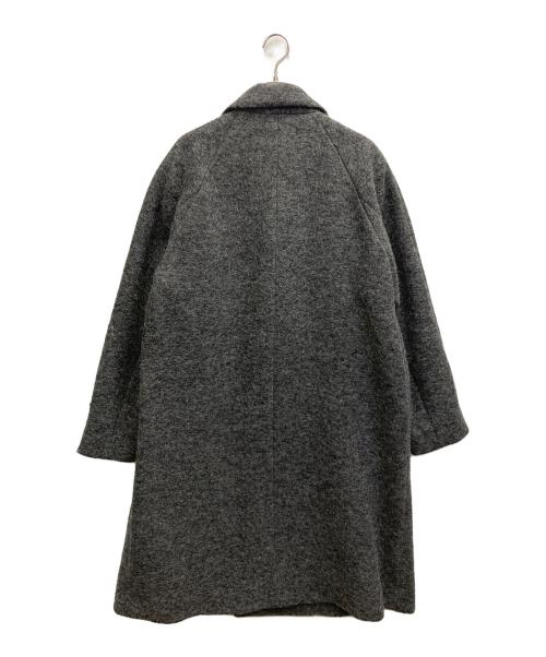 UNITED ARROWS TOKYO（ユナイテッドアローズトウキョウ）UNITED ARROWS TOKYO (ユナイテッドアローズトウキョウ) ダブルブレスト ガウンコート グレー サイズ:Lの古着・服飾アイテム