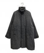 BEAMSビームス）の古着「イージーフィットステンカラーコート」｜グレー