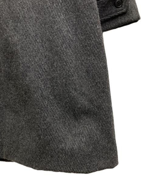 BEAMS（ビームス）BEAMS (ビームス) イージーフィットステンカラーコート グレー サイズ:Lの古着・服飾アイテム