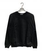 H BEAUTY&YOUTHエイチ ビューティー&ユース）の古着「ヘビーハイブリッドコットン クルーネック」｜ブラック