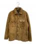 GAP（ギャップ）の古着「00s フラップポケット スウェードシャツジャケット」｜ブラウン