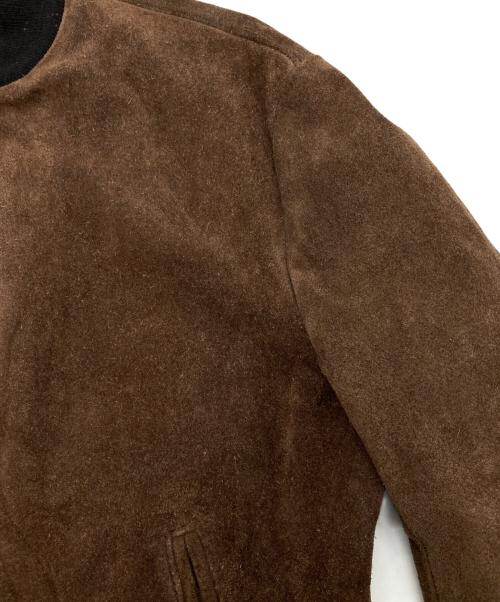 Schott（ショット）Schott (ショット) スウェードボンバージャケット ブラウン サイズ:42の古着・服飾アイテム