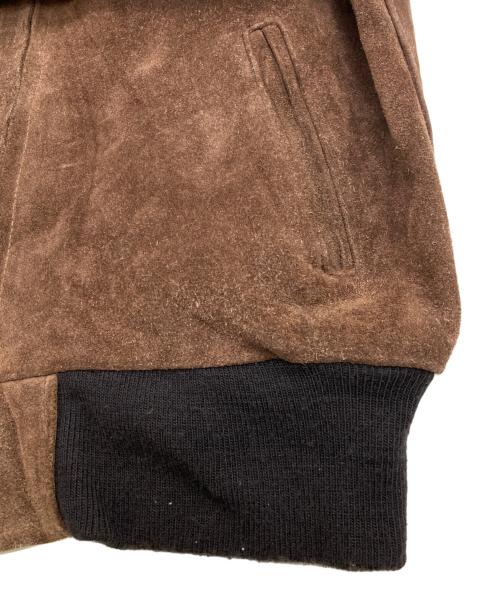 Schott（ショット）Schott (ショット) スウェードボンバージャケット ブラウン サイズ:42の古着・服飾アイテム