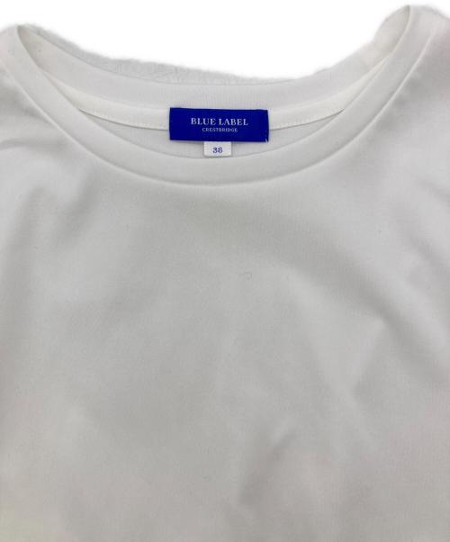 BLUE LABEL CRESTBRIDGE（ブルーレーベルクレストブリッジ）BLUE LABEL CRESTBRIDGE (ブルーレーベルクレストブリッジ) ベストニットブラウス グレー サイズ:38の古着・服飾アイテム