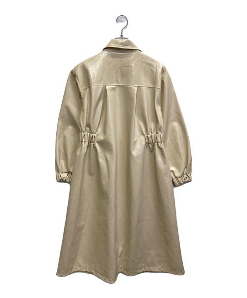 Sea Room lynn（シールームリン）Sea Room lynn (シールームリン) パテントジッパーコート アイボリー サイズ:Freeの古着・服飾アイテム