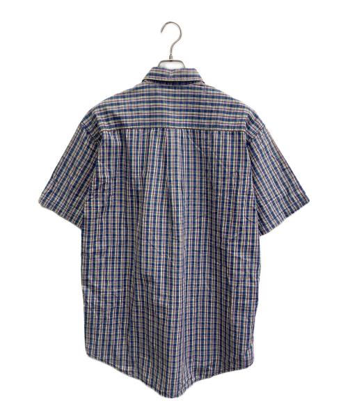 NIGEL CABOURN（ナイジェルケーボン）NIGEL CABOURN (ナイジェルケーボン) 90s チェックシャツ ブルー サイズ:3の古着・服飾アイテム