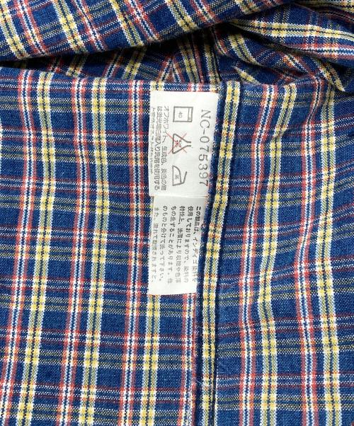 NIGEL CABOURN（ナイジェルケーボン）NIGEL CABOURN (ナイジェルケーボン) 90s チェックシャツ ブルー サイズ:3の古着・服飾アイテム