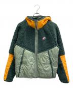 NIKEナイキ）の古着「ボアフリース キルティングジャケット」｜グリーン