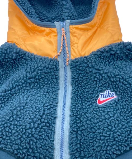 NIKE（ナイキ）NIKE (ナイキ) ボアフリース キルティングジャケット グリーン サイズ:Mの古着・服飾アイテム