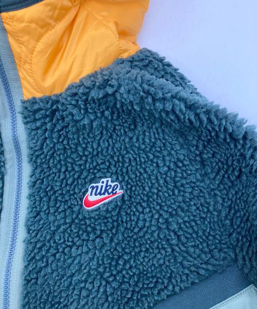 NIKE（ナイキ）NIKE (ナイキ) ボアフリース キルティングジャケット グリーン サイズ:Mの古着・服飾アイテム