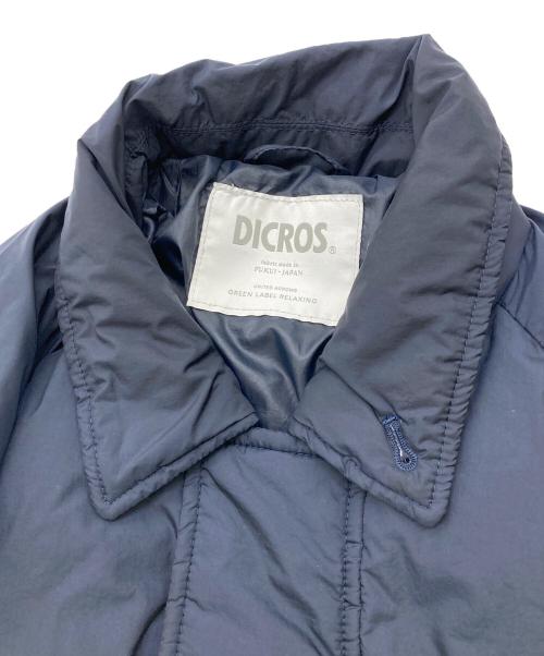 green label relaxing（グリーンレーベルリラクシング）green label relaxing (グリーンレーベルリラクシング) DICROSバルーン ダウン ブルゾン ジャケット ネイビー サイズ:Mの古着・服飾アイテム