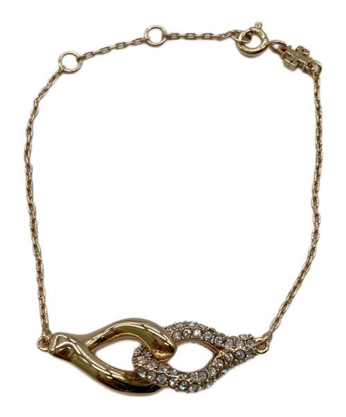 TORY BURCH（トリーバーチ）TORY BURCH (トリーバーチ) ウィッシュボーンブレスレット ゴールドの古着・服飾アイテム