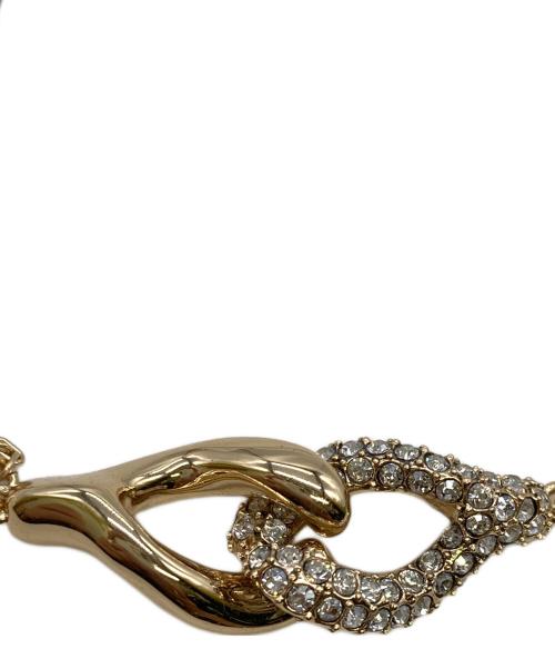 TORY BURCH（トリーバーチ）TORY BURCH (トリーバーチ) ウィッシュボーンブレスレット ゴールドの古着・服飾アイテム