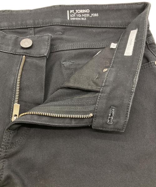 PT TORINO（ピーティートリノ）PT TORINO (ピーティートリノ) SWING SLIMFIT DENIM ブラック サイズ:33の古着・服飾アイテム