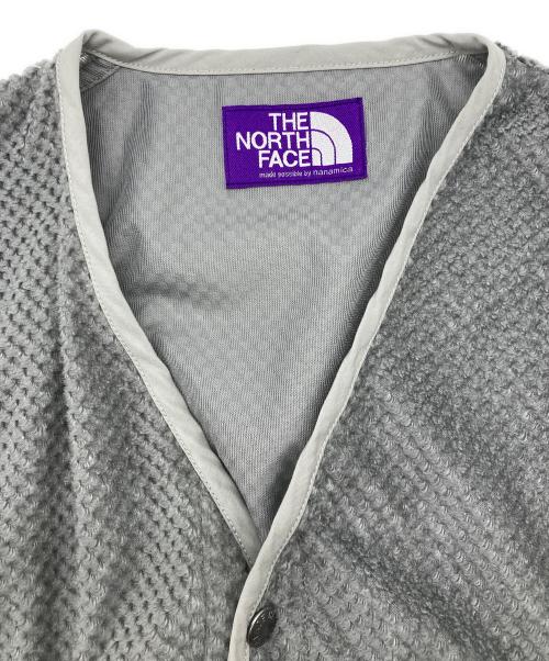 THE NORTHFACE PURPLELABEL（ザ・ノースフェイス パープルレーベル）THE NORTHFACE PURPLELABEL (ザ・ノースフェイス パープルレーベル) Field Reversible Snap Cardigan グレー サイズ:Mの古着・服飾アイテム
