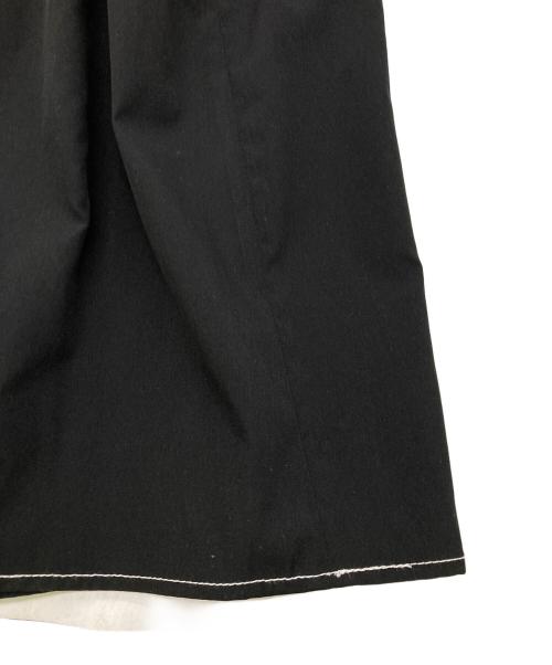 RAY BEAMS（レイ ビームス）RAY BEAMS (レイ ビームス) 配色ステッチ ギャザー ワンピース ブラック サイズ:FREE 未使用品の古着・服飾アイテム