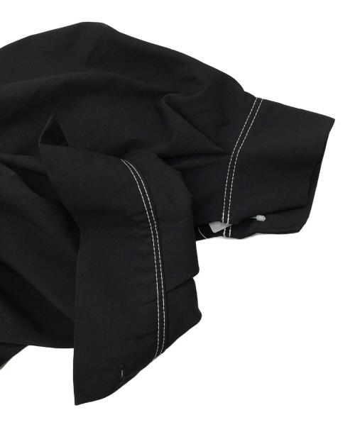 RAY BEAMS（レイ ビームス）RAY BEAMS (レイ ビームス) 配色ステッチ ギャザー ワンピース ブラック サイズ:FREE 未使用品の古着・服飾アイテム