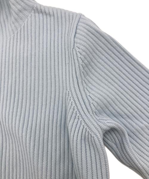 BALLSEY（ボールジィ）BALLSEY (ボールジィ) リンクスリブ ハイネックワンピース スカイブルー サイズ:Sの古着・服飾アイテム