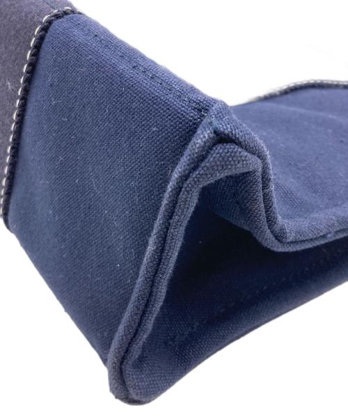 HERMES（エルメス）HERMES (エルメス) ドーヴィル PM ハンドバッグ ネイビーの古着・服飾アイテム