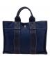 HERMES (エルメス) ドーヴィル PM ハンドバッグ ネイビー：12000円