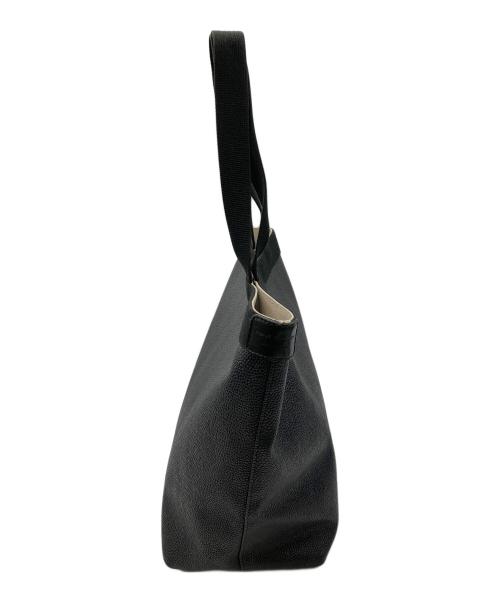 Herve Chapelier（エルベシャプリエ）Herve Chapelier (エルベシャプリエ) コーテッドキャンバススクエアトートA4サイズ(ML) ブラックの古着・服飾アイテム