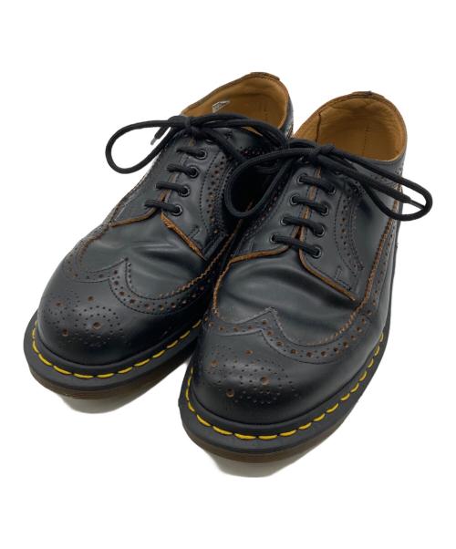 Dr.Martens（ドクターマーチン）Dr.Martens (ドクターマーチン) ブローグ シューズ ブラック サイズ:7の古着・服飾アイテム