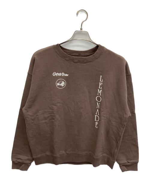 Sea Room lynn（シールームリン）Sea Room Lynn (シールームリン) LEMONグラフィックベーシックSweat ブラウン サイズ:Freeの古着・服飾アイテム