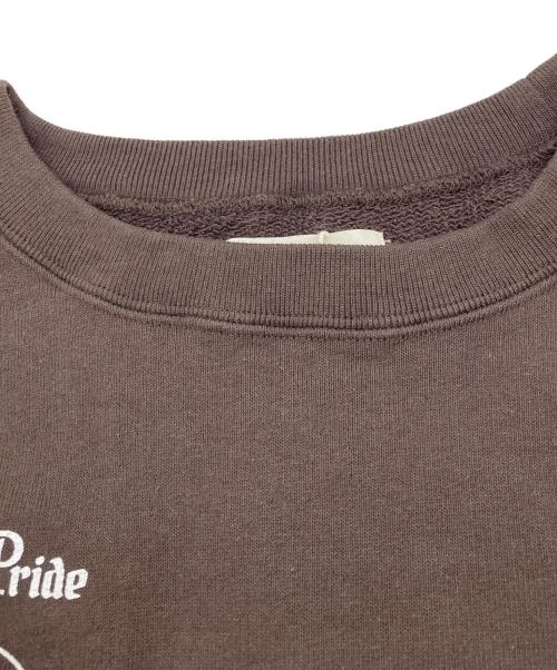 Sea Room lynn（シールームリン）Sea Room Lynn (シールームリン) LEMONグラフィックベーシックSweat ブラウン サイズ:Freeの古着・服飾アイテム