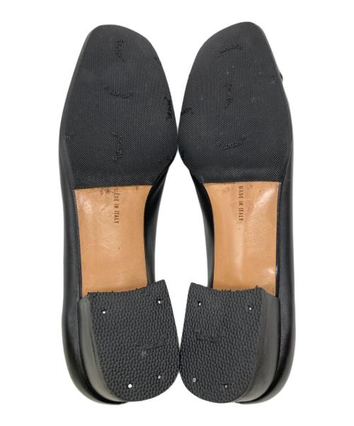 Salvatore Ferragamo（サルヴァトーレ フェラガモ）Salvatore Ferragamo (サルヴァトーレ フェラガモ) レザーパンプス ブラック サイズ:24㎝の古着・服飾アイテム