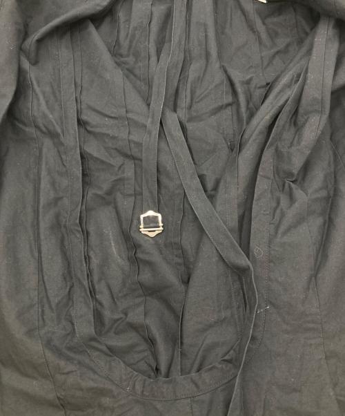 tricot COMME des GARCONS（トリココムデギャルソン）tricot COMME des GARCONS (トリココムデギャルソン) 製品洗いシワ加工ラップスカート【AD2000】 ブラック サイズ:表記無しの古着・服飾アイテム