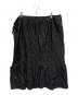 tricot COMME des GARCONS（トリココムデギャルソン）の古着「製品洗いシワ加工ラップスカート【AD2000】」｜ブラック