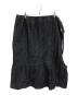 tricot COMME des GARCONS (トリココムデギャルソン) 製品洗いシワ加工ラップスカート【AD2000】 ブラック サイズ:表記無し：8000円