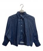 VERMEIL par ienaヴェルメイユ パー イエナ）の古着「デニムフォルムシャツ」｜ネイビー