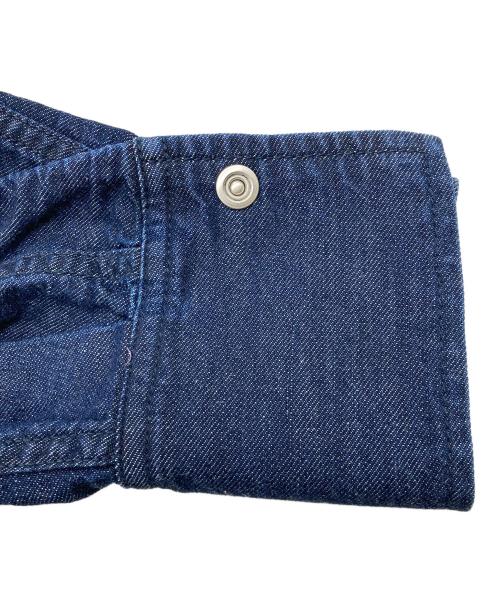 VERMEIL par iena（ヴェルメイユ パー イエナ）VERMEIL par iena (ヴェルメイユ パー イエナ) デニムフォルムシャツ ネイビー サイズ:Fの古着・服飾アイテム