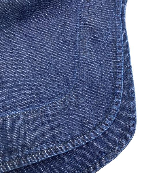 VERMEIL par iena（ヴェルメイユ パー イエナ）VERMEIL par iena (ヴェルメイユ パー イエナ) デニムフォルムシャツ ネイビー サイズ:Fの古着・服飾アイテム